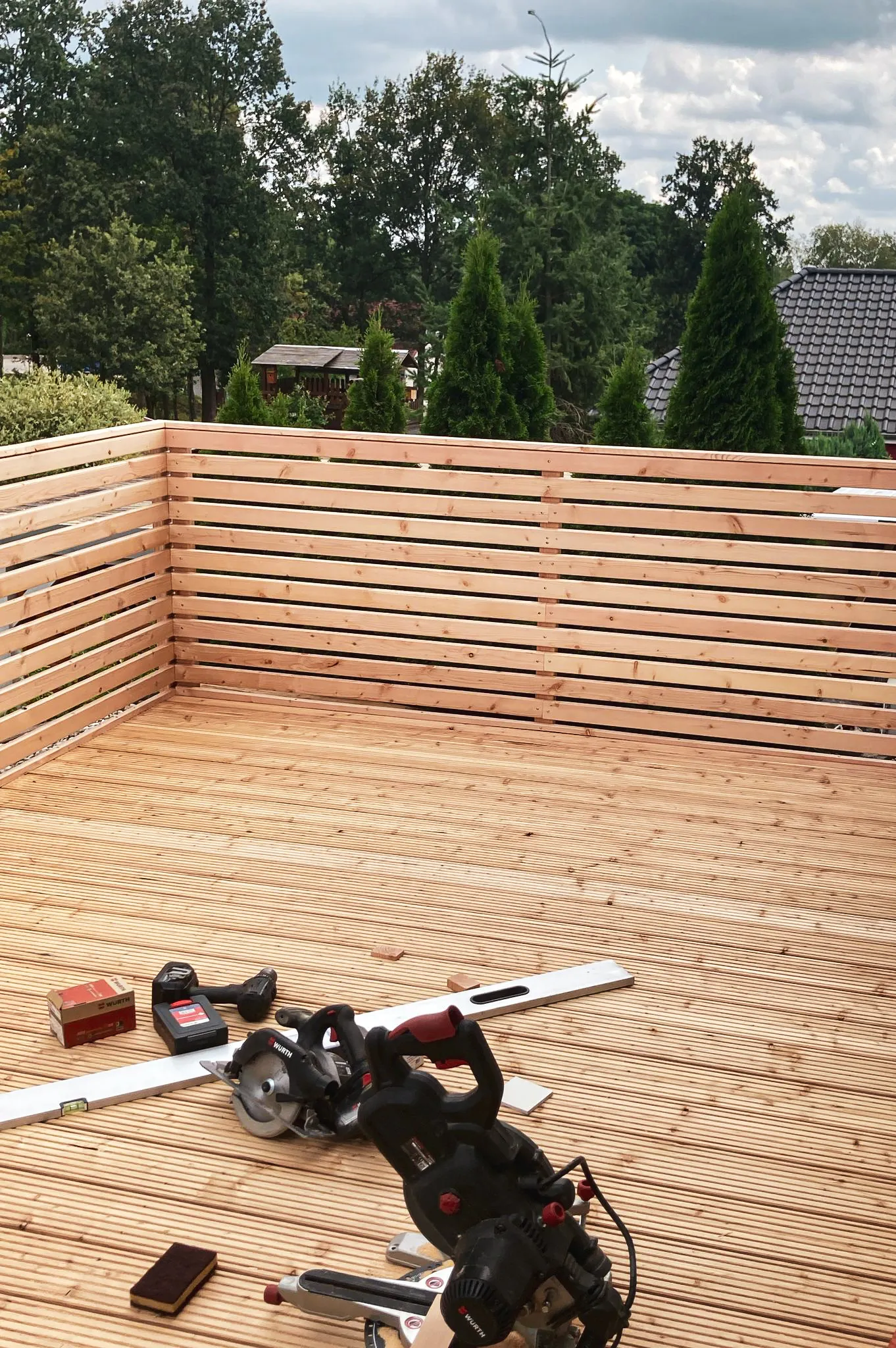 Holzterrasse